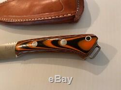 Bark River Knives in A2 steel Northstar Tigerstripe G-10 with Sheath USA made