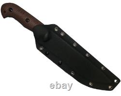 Bastinelli Creations SILENCE Large Plain Edge- Knife And Sheath Only
