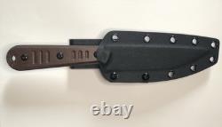 Bastinelli Creations Silence Slim Fixed Knife Used 2 Different Sheath Mounts