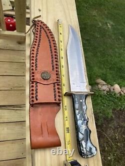 Beautiful WINCHESTER BOWIE KNIFE 14 1/4' With Custom Sheath