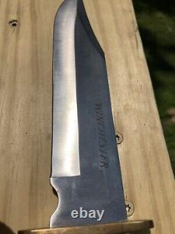 Beautiful WINCHESTER BOWIE KNIFE 14 1/4' With Custom Sheath