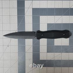 Benchmade 133BK Fixed Blade Knife 4.5in Stainless Straight Edge, Sheath