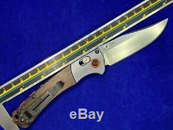 Benchmade 15085-2 Mini Crooked River Folding Hunting Knife CPM-S30V Used (E63)