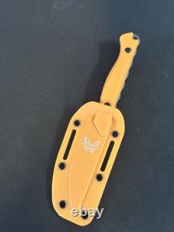Benchmade 15700 Flyaway 2.7 CPM-154 Fixed Blade Knife Orange Pheasants Forever
