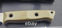 Benchmade 163-1 Bushcrafter Fixed Blade Knife, CPM-S30V Blade, G10 Handle #32