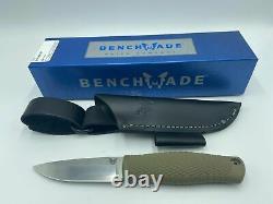 Benchmade 200 Puukko Fixed Blade CPM-3V Steel Hunting Knife with Sheath