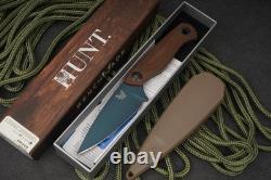 Benchmade Dacian 203 Blue Denim Micarta CPM-MagnaCut Stonewash Fixed Blade