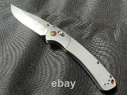 Benchmade Hunt Crooked River AXIS Lock Knife Gray G-10 (4 Satin)