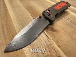 Benchmade Hunt Grizzly Ridge 15061 Knife CPM-S30V Orange & Grey Versaflex