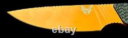 Benchmade Knives USA Hunt Carbon Fiber Orange Blade Raghorn Hunter Knife 15600