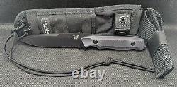 Benchmade Nimravus Knife 4.5 Black 140SBK EC Military Issued with NSN