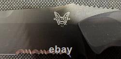 Benchmade Nimravus Knife 4.5 Black 140SBK EC Military Issued with NSN