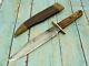Big Antique Thomas Fenton England Stag Hunting Fighting Bowie Knife Set Knives