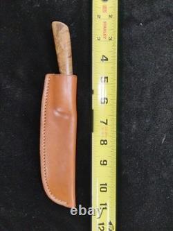 Big Frank Suke Custom Stic Sticshooter Handmade Camp Hunting Knife And Sheath