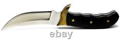 Black Handle Buck Kalinga Knife with Leather Sheath