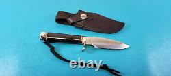 Blackjack Classic Woodsman Knife + Sheath Effingham IL USA