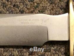 Blackjack Knife Model L-7, Macarte Handle