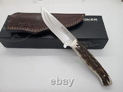 Boker Arbolito Stag FB Exclusive Fixed Blade Knife. NIB