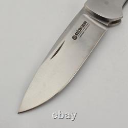 Boker Davis Classic Hunter Folder 3.5 N690BO Blade Canvas Micarta Handle 110624