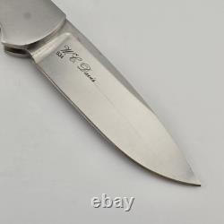 Boker Davis Classic Hunter Folder 3.5 N690BO Blade Canvas Micarta Handle 110624