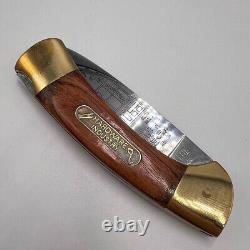 Boker Hardware Industry Hunting Knife Serial #1560 Lockback Box Certificate USA