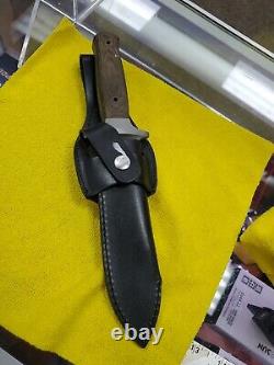 Boker Plus Schanz Integral Fixed Blade Knife 440C Micarta Sheath Taiwan