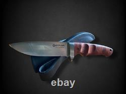 Böker Solingen Integral II Walnut Fixed Blade Knife 440C Germany NIB with Sheath