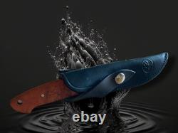 Böker Solingen Integral II Walnut Fixed Blade Knife 440C Germany NIB with Sheath