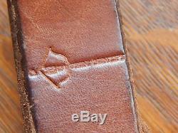Bowen Stainless Steel Thin Boot Type Hunting Knife Leather Sheath Scabbard