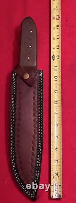 Bowie Knife Vintage Large Blade Cut Down With A New Handle & Sheath Bowie Knife Vintage Large Blade Cut Down With A New Handle & Sheath