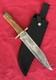Bowie Vintage Hunting Heavy Duty 9 Blade 14.5 Overall Black Sheath