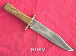 Bowie Vintage Hunting Heavy Duty 9 Blade 14.5 Overall Black Sheath