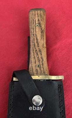 Bowie Vintage Hunting Heavy Duty 9 Blade 14.5 Overall Black Sheath