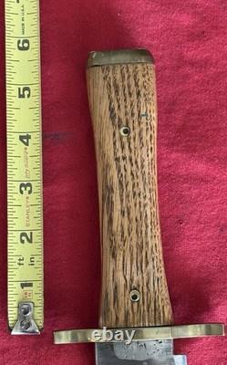 Bowie Vintage Hunting Heavy Duty 9 Blade 14.5 Overall Black Sheath