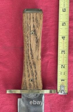 Bowie Vintage Hunting Heavy Duty 9 Blade 14.5 Overall Black Sheath