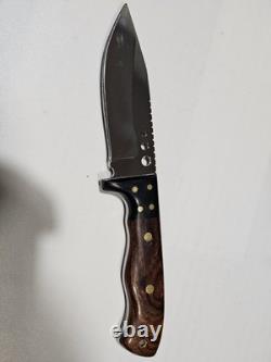 Boyd Custom Handmade Fixed Blade Knife with Sheath Made In USA