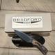 Bradford Guardian 3 Fixed Blade Knife Blue SS Drop Point Wood Handle Sheath