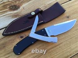 Browning 751 Expedition Hunting Knife & 751a Folding Knife Mint In Box Japan