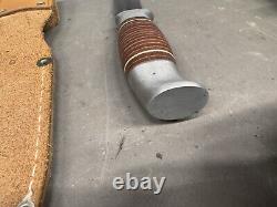 Brusletto Geilo Norge Norway Puuko Hunting Knife Leather Sheath Bowie Buck Fixed
