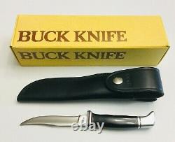 Buck 102 U. S. A. Woodsman 2 Liner Fixed Blade Knife -1967/1972 Double Stamp