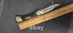 Buck 110 Knife Buffalo Horn Handle Scales Custom Hunting Pocket 2025