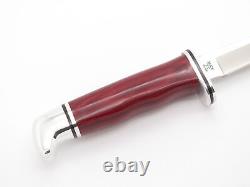 Buck 118 118BO5 Personal Red Cherry Handle Hunting Knife Custom Limited & Sheath