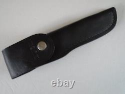 Buck 118 Knife Fixed Blade Personal Hunting Skinning Leather Sheath USA 1972-86