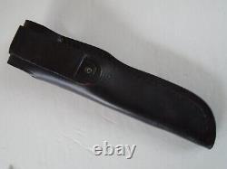 Buck 118 Knife Fixed Blade Personal Hunting Skinning Leather Sheath USA 1972-86