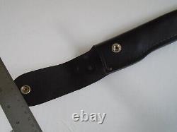 Buck 118 Knife Fixed Blade Personal Hunting Skinning Leather Sheath USA 1972-86
