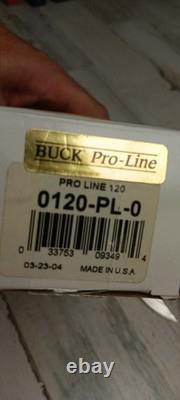Buck 120 Pro Line Fixed Blade Knife In Box
