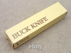 Buck 121 USA Vintage Fixed Knife Early 1990's Nice with Sheath