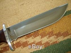 Buck 124 Frontiersman Hunting Knife Vintage USA