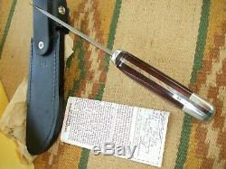 Buck 124 Frontiersman Hunting Knife Vintage USA