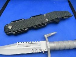Buck 184 Buckmaster Survival Knife Spikes, Pommel Rare Early 1980's Extremelynice
